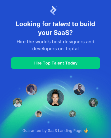 Hire the world's best designers and developers on Toptal 