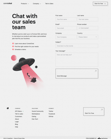 cometchat-contact-us