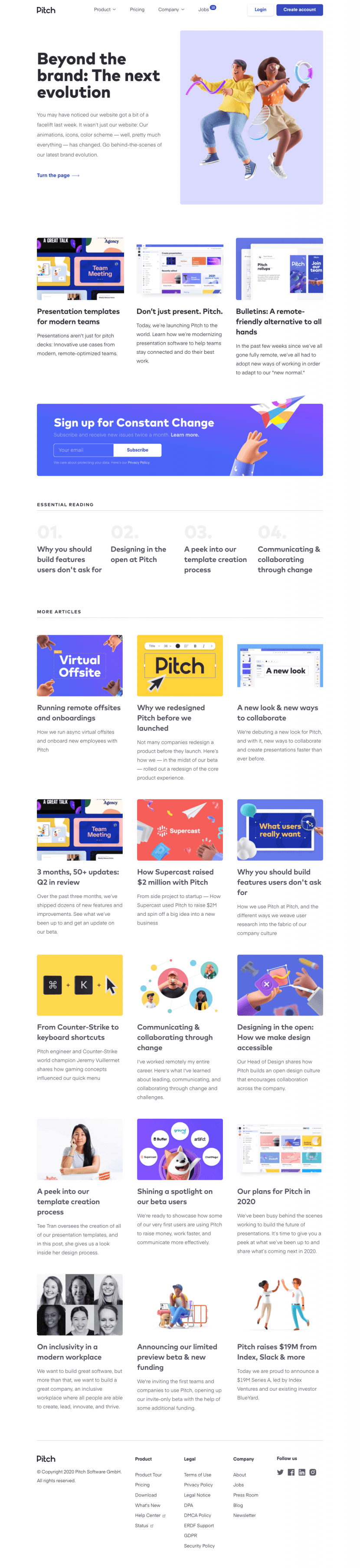 pitch-blog-page