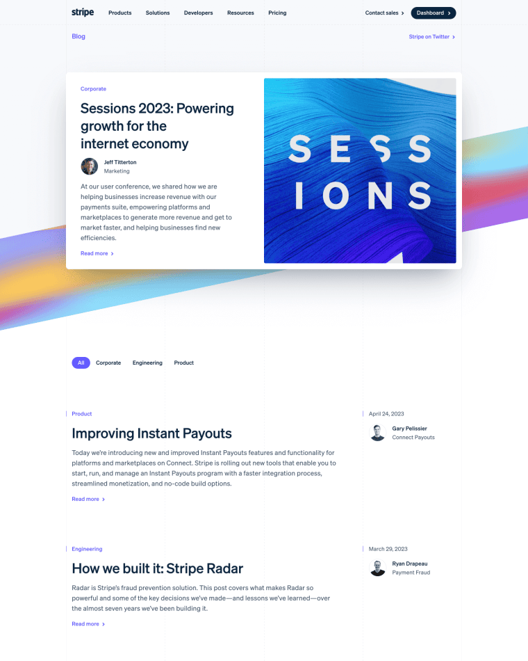 40 Best Blog Page Examples For Design Inspiration - SaaS Landing Page