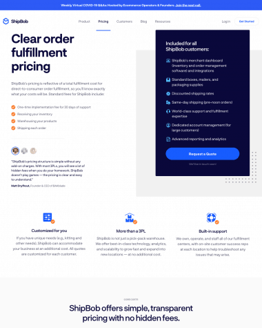 shipbob-pricing-page