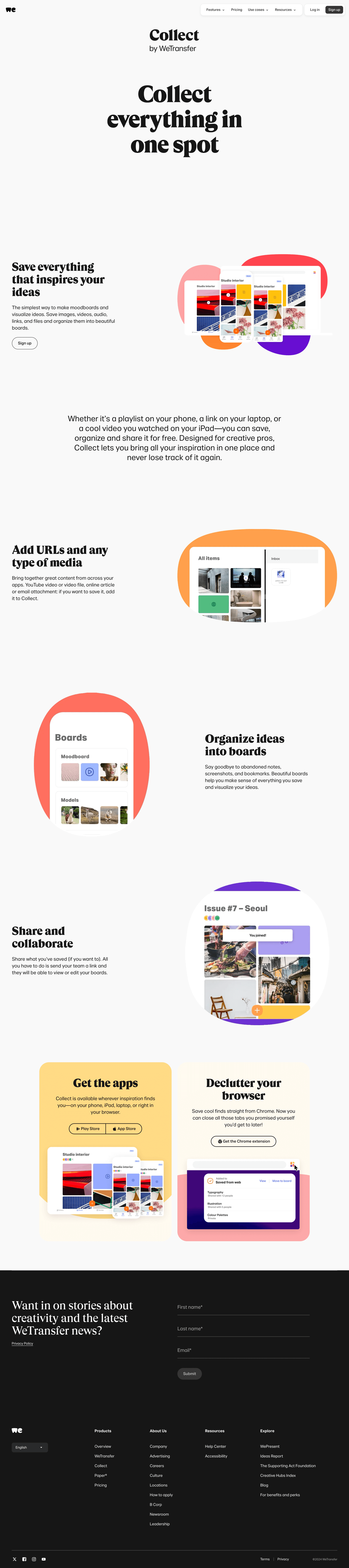 COLLECT BY WETRANSFER LOGIN visual data 3
