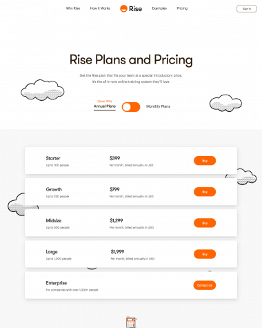 rise-pricing-page