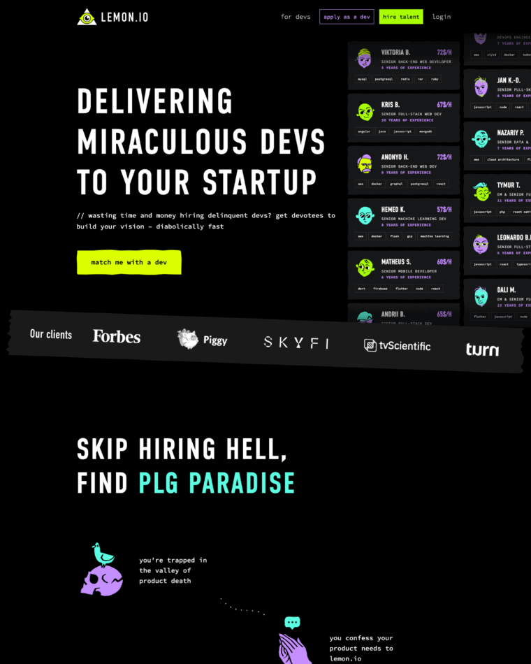 40 Best Dark Landing Page Examples For Design Inspiration - SaaS ...