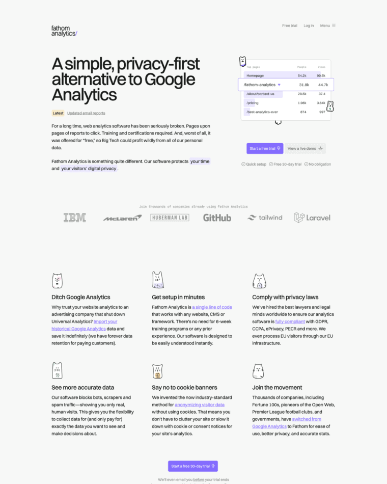 The Best Landing Page Examples For Design Inspiration - SaaS Landing Page