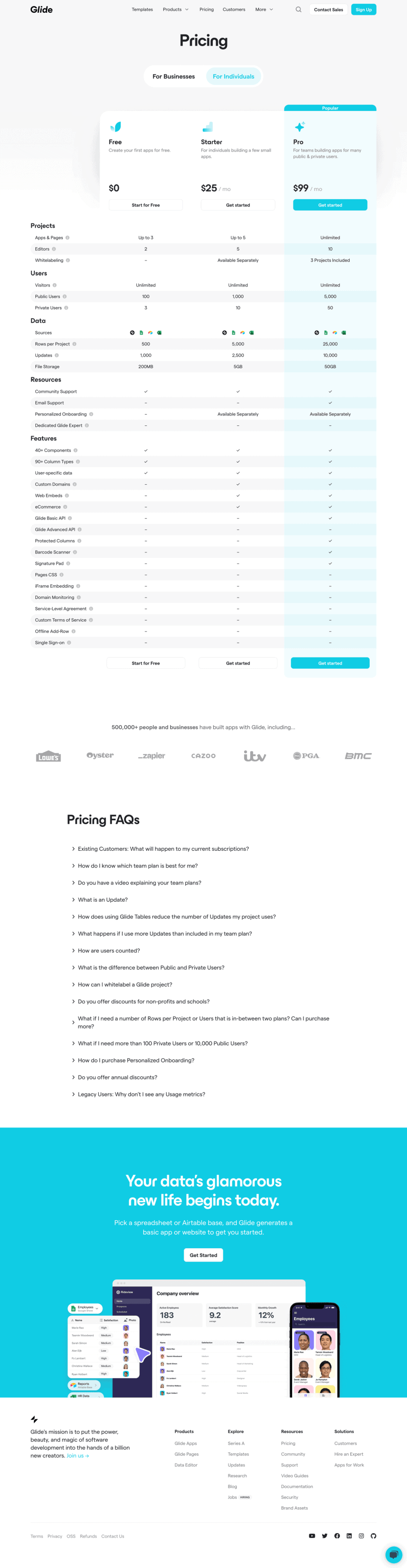 glide-pricing-page