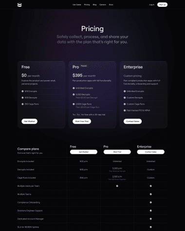 evervault-pricing-page