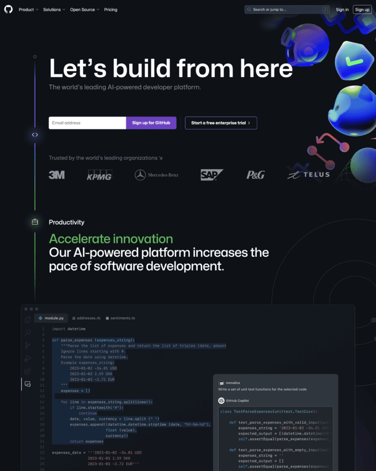 42 Best Dark Landing Page Examples For Design Inspiration - SaaS ...