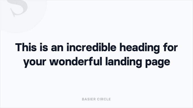 Basier Circle font in use