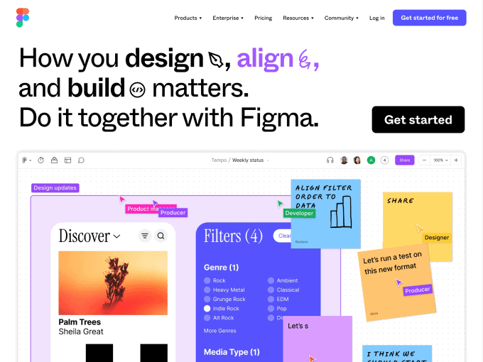 Figma SaaS Website