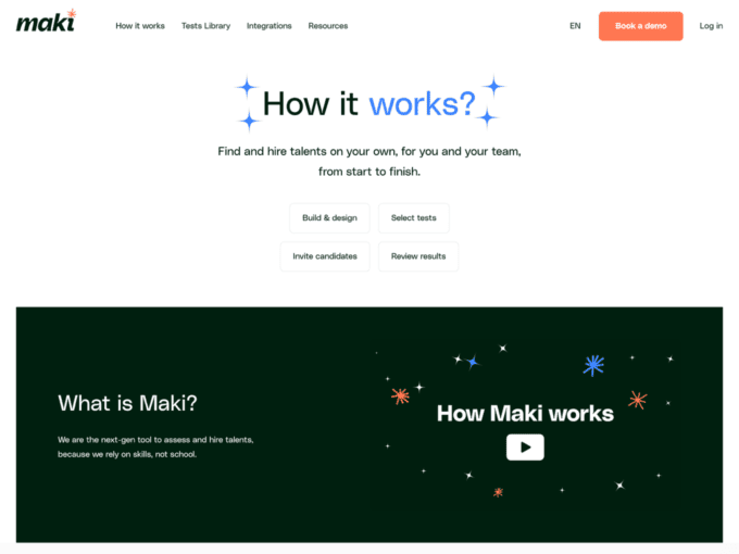 maki how it works page