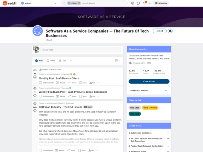 software as a service companies