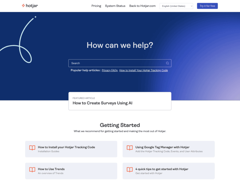 15 Beautiful Examples of Help Center & Support Pages - SaaS Landing Page