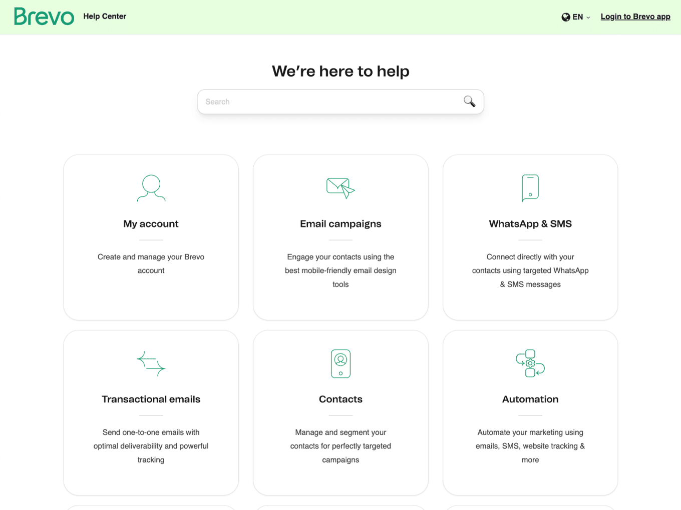 15 Beautiful Examples of Help Center & Support Pages - SaaS Landing Page
