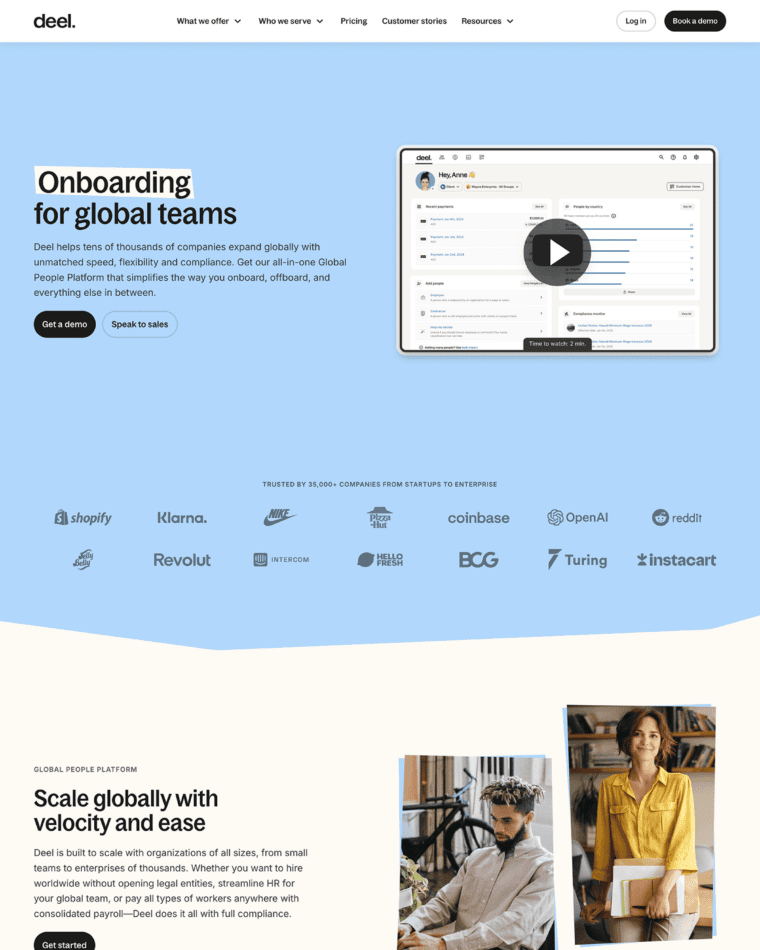 The Best Landing Page Examples For Design Inspiration - SaaS Landing Page